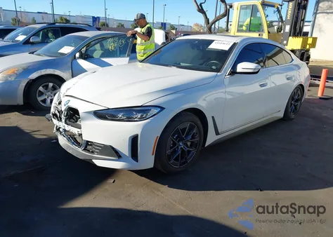 2023 BMW I4 Edrive40 z USA, uszkodzony, nr VIN WBY73AW0XPFR44350